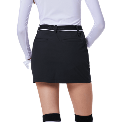 GoPlayer Women's Golf Belt Hip Skirt (Black)