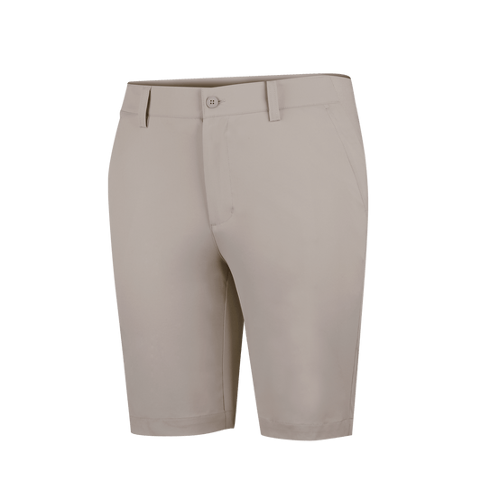 GoPlayer Men's Elastic Waist Golf Shorts (khaki)