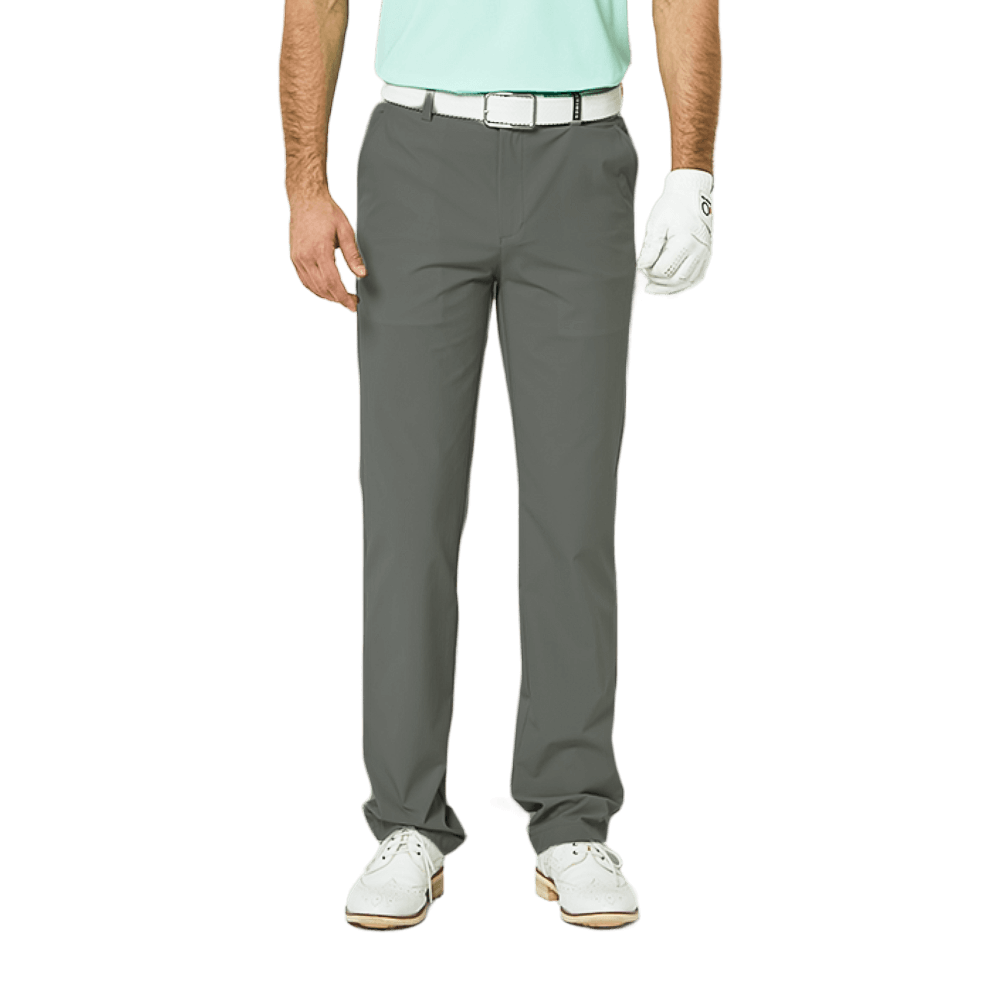 GoPlayer Men's Elastic Waist Golf Pants (Medium Gray)