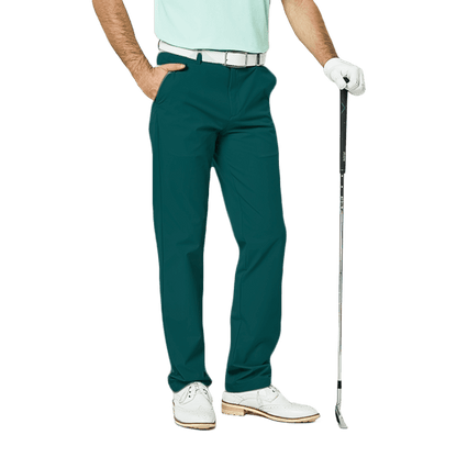 GoPlayer Men's Elastic Waist Golf Pants (Blue)