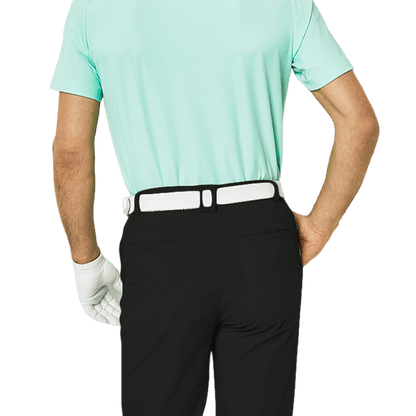 GoPlayer Men's Elastic Waist Golf Pants (Black)