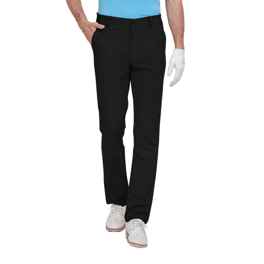 GoPlayer Men's Elastic Waist Golf Pants 2023 (Black)