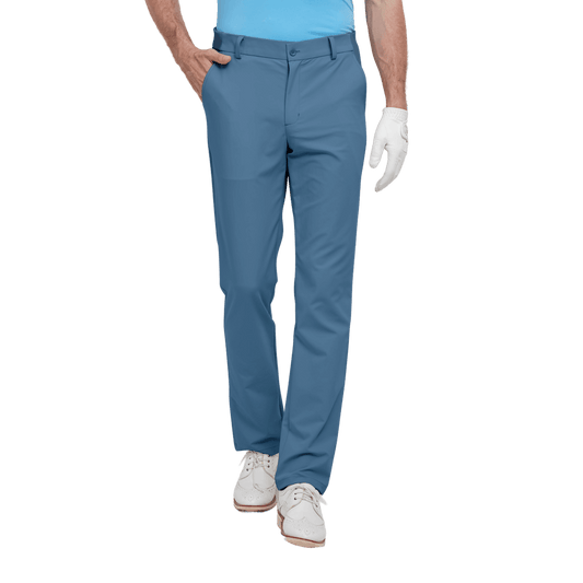 GoPlayer Men's Elastic Waist Golf Pants 2023 (Light Blue)