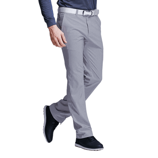 GoPlayer elastic waist quick-drying golf trousers (double yarn medium gray)