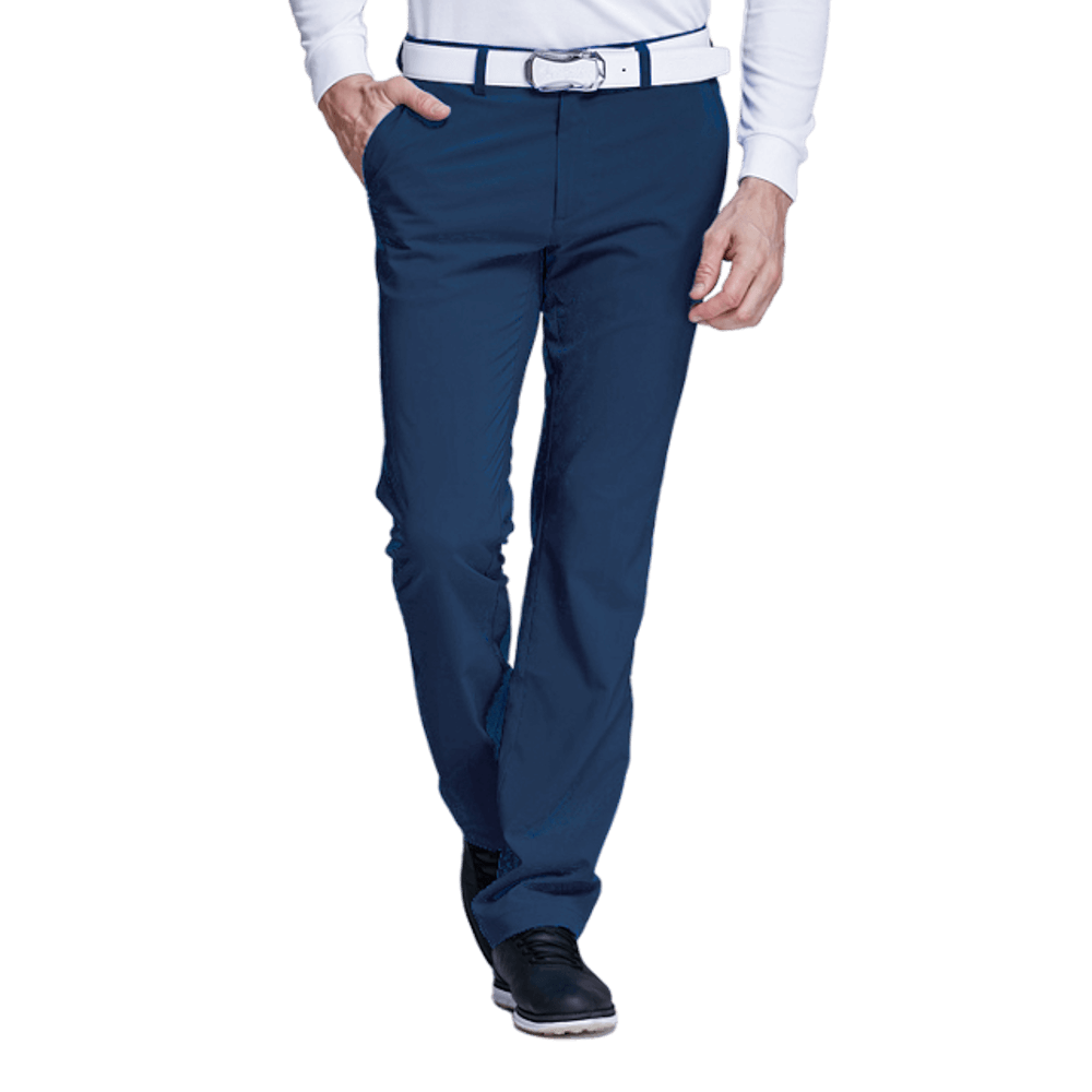 GoPlayer elastic waist quick-drying golf trousers (double yarn blue)