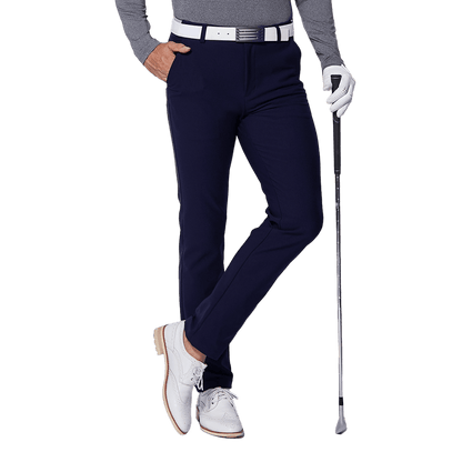 GoPlayer elastic waist autumn and winter golf trousers (navy blue)