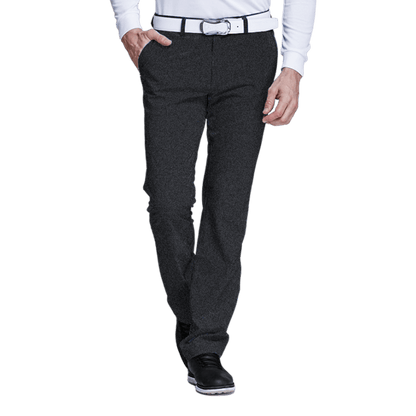 GoPlayer elastic waist quick-drying golf trousers (black plaid)