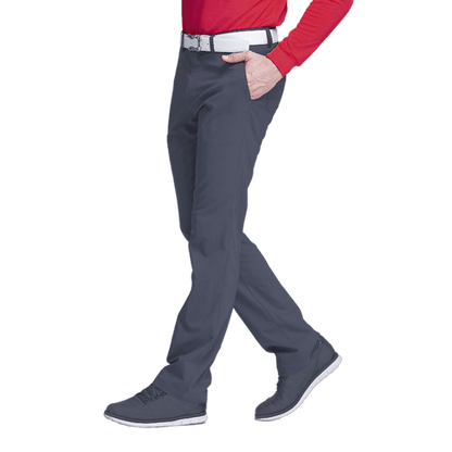 GoPlayer elastic waist quick-drying golf trousers (grey plaid)