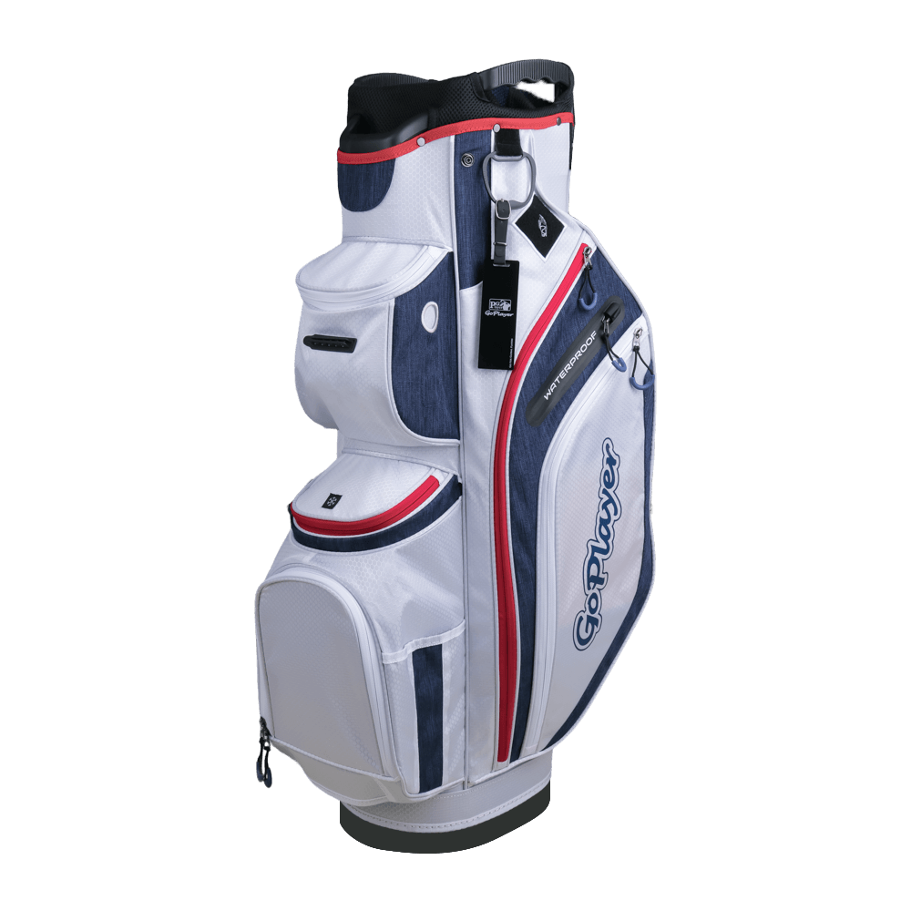 GoPlayer Ultra-Lightweight 14-Hole Rod Bag (White 2024)