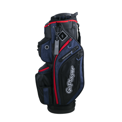 GoPlayer Ultra-Lightweight 14-Hole Rod Bag (Black 2024)