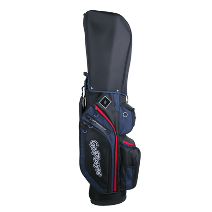 GoPlayer Ultra-Lightweight 14-Hole Rod Bag (Black 2024)