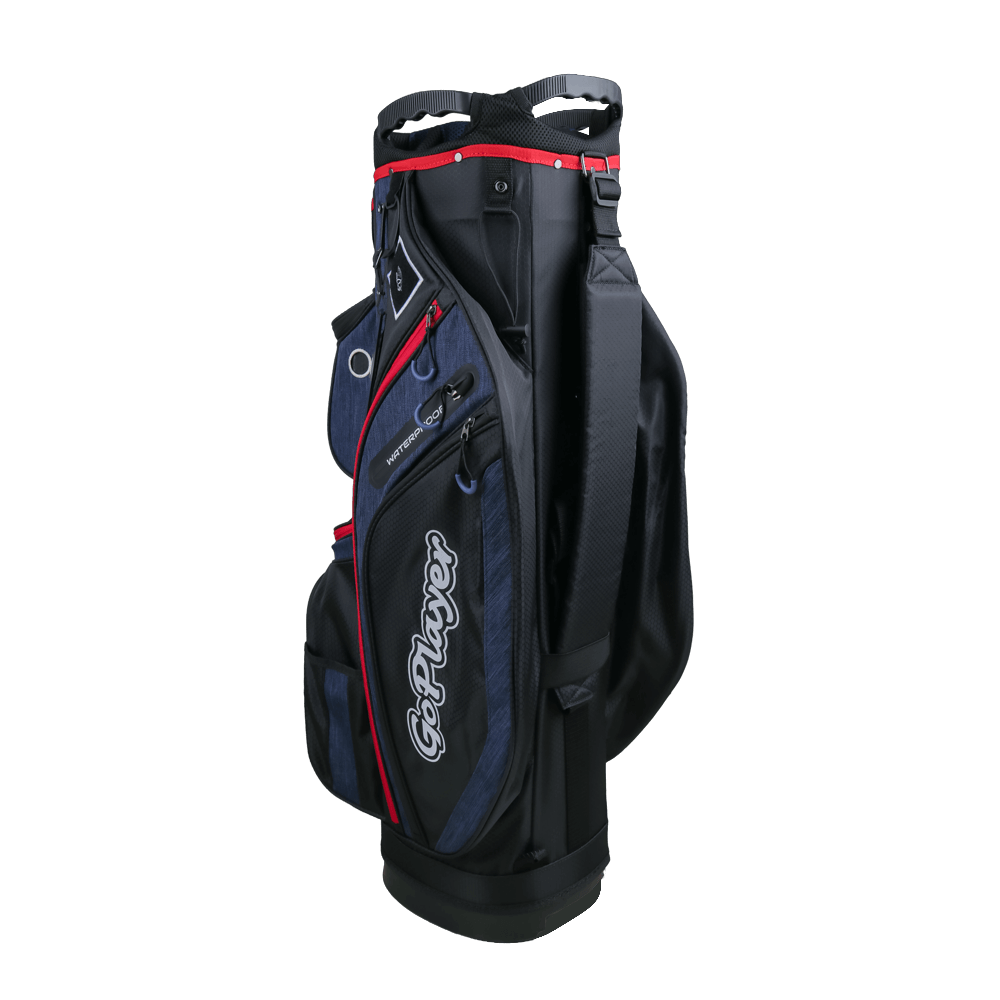 GoPlayer Ultra-Lightweight 14-Hole Rod Bag (Black 2024)