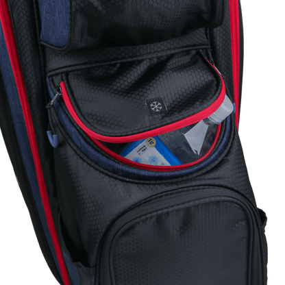 GoPlayer Ultra-Lightweight 14-Hole Rod Bag (Black 2024)