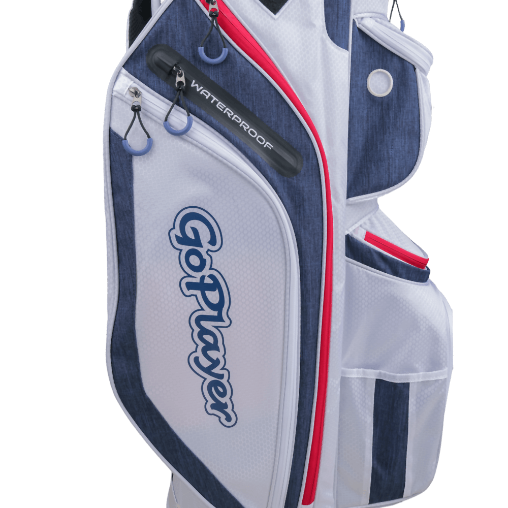 GoPlayer Ultra-Lightweight 14-Hole Rod Bag (White 2024)