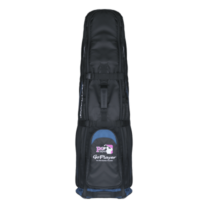 GoPlayer wheeled travel air bag (black and blue)