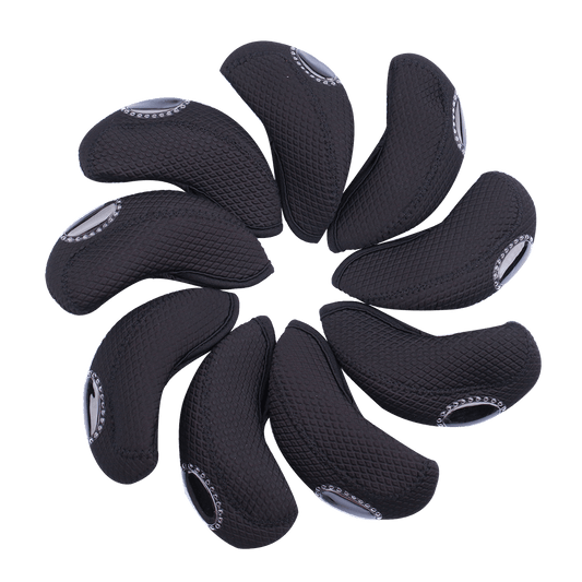 GoPlayer Plaid 3D Iron Set (All Black)