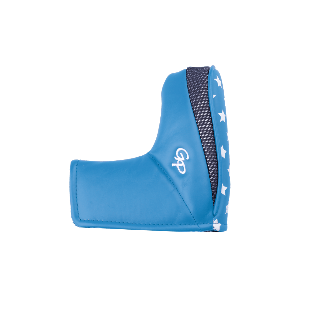 GoPlayer Putter Cover L Western Flag (Light Blue)