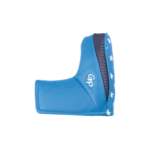 GoPlayer Putter Cover L Western Flag (Light Blue)