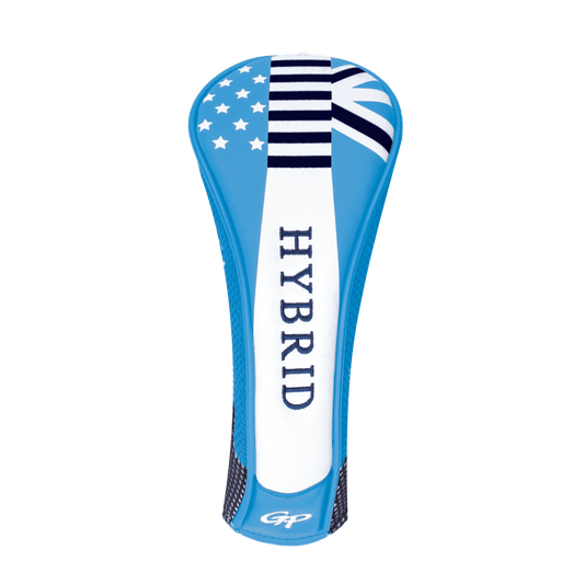 GoPlayer Iron Wooden Pole Set Western Flag (Light Blue)