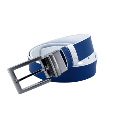 GP35mm reversible buckle belt (white/dark blue)