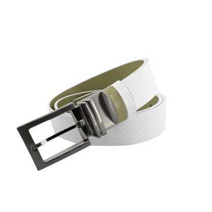 GoPlayer 35mm Reversible Buckle Belt (White/M)