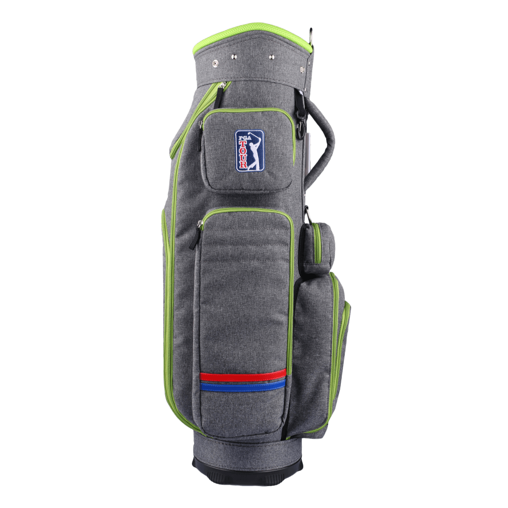 PGA 9" trendy soft cloth pole bag (charcoal gray)