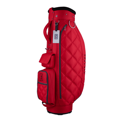 PGA ファッションファブリック軽量ロッドバッグ (レッド)