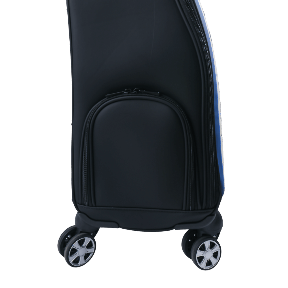 PGA trolley four-way wheel clothing bag (light blue)